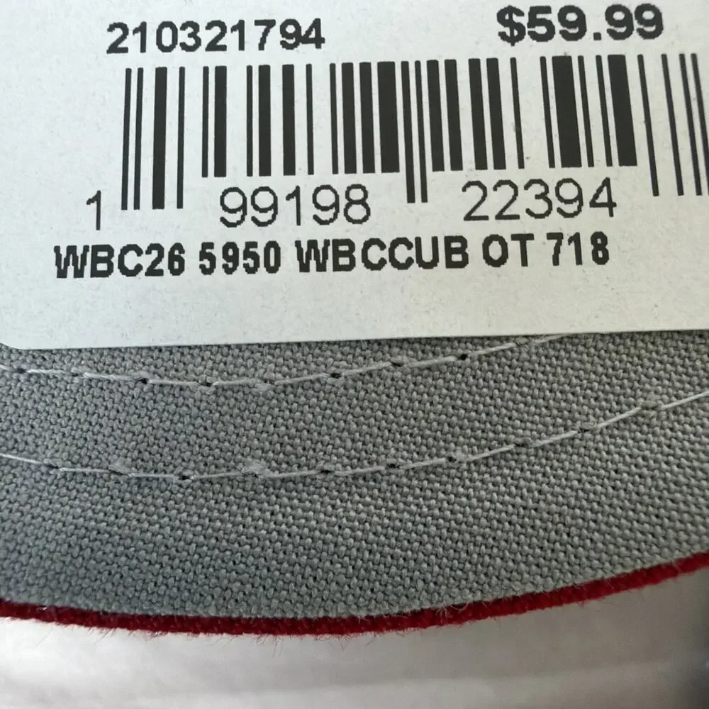 Cuba 2026 World Baseball Classic 59Fifty Fitted Hat Sz 7 1/8